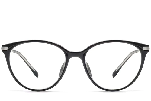 Oval Black TR90 Glasses #BS0423-0265