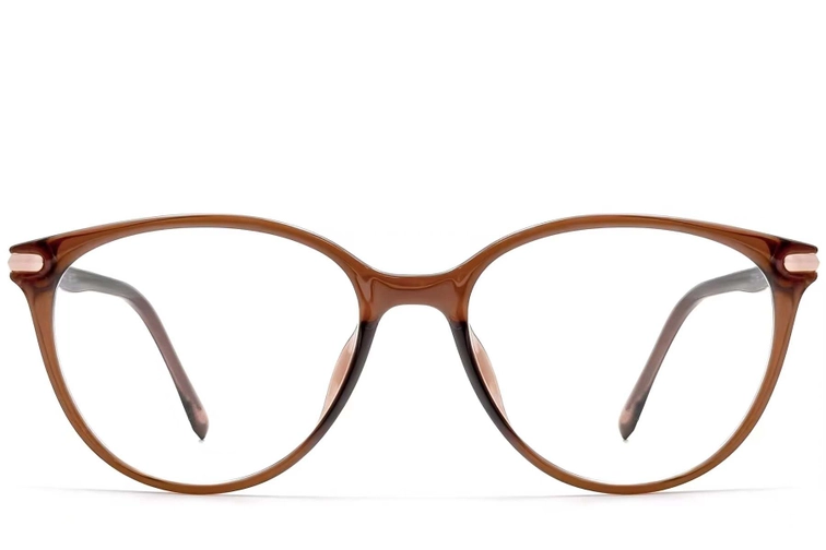 Oval Brown TR90 Glasses #BS0423-0266