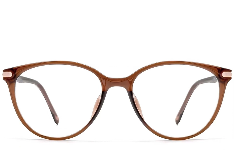 Oval Brown TR90 Glasses #BS0423-0266