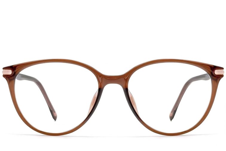 Oval Brown TR90 Glasses #BS0423-0266