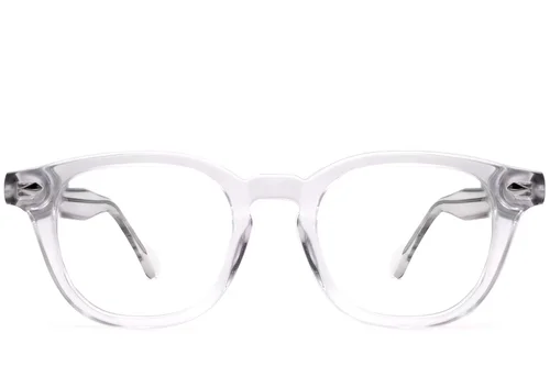 Verres ovales en acétate transparent #BS0522-0002