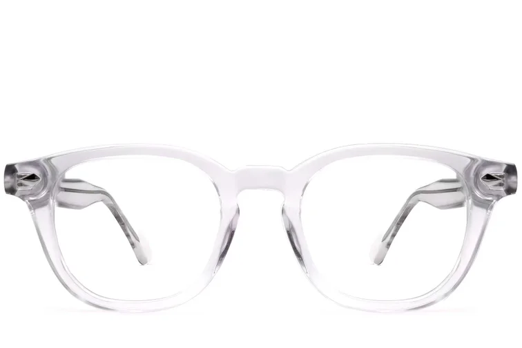 Ovale transparante acetaatbril #BS0522-0002