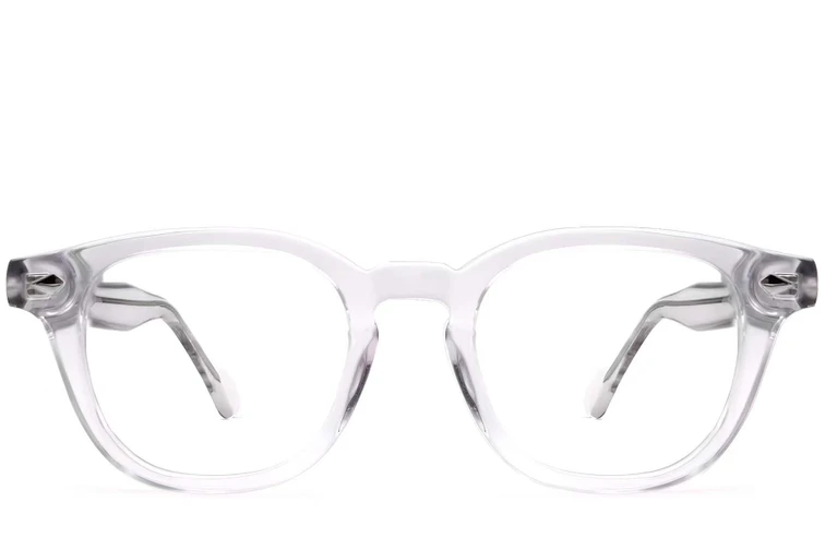 Ovale transparante acetaatbril #BS0522-0002