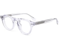 Oval Transparent Acetate Glasses #BS0522-0006