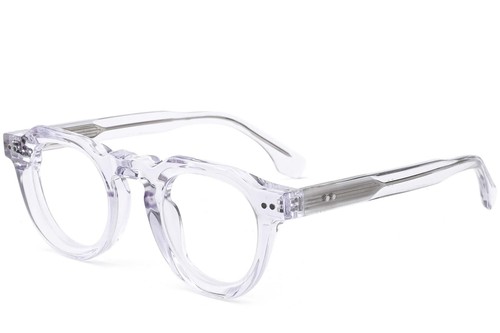 Gafas ovaladas de acetato transparente #BS0522-0006