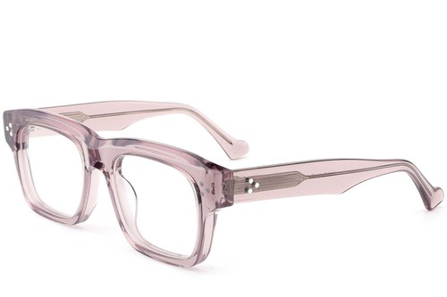 Rectangular Purple Acetate Glasses #BS0522-0021