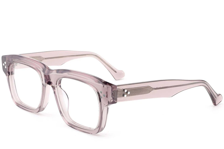 Rechteckige violette Acetatbrille #BS0522-0021