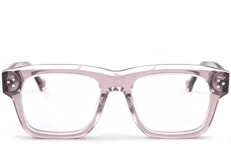 Rechteckige violette Acetatbrille #BS0522-0021