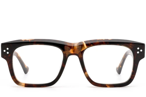 Gafas rectangulares de acetato de carey #BS0522-0024