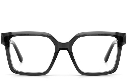 Rectangular Grey Acetate Glasses #BS0522-0026