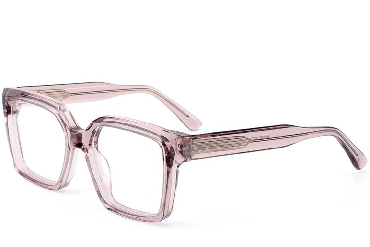 Gafas rectangulares de acetato morado #BS0522-0028