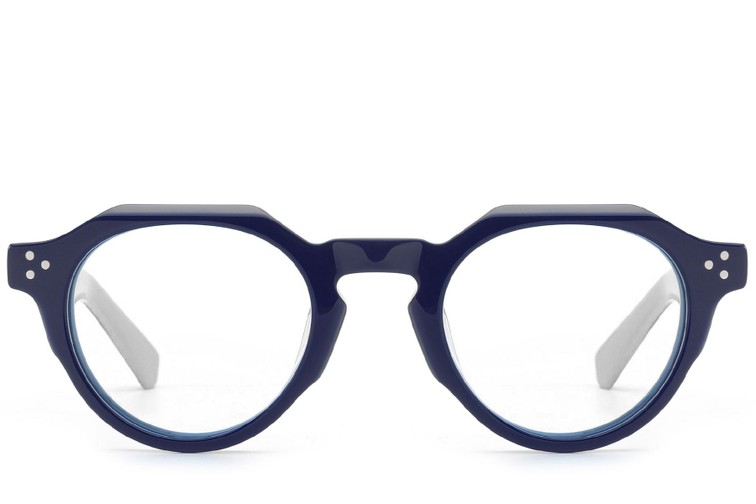 Bicchieri ovali in acetato blu #BS0522-0032