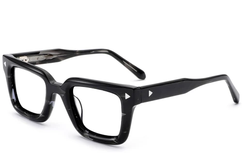 Rectangular Pattern Acetate Glasses #BS0522-0048