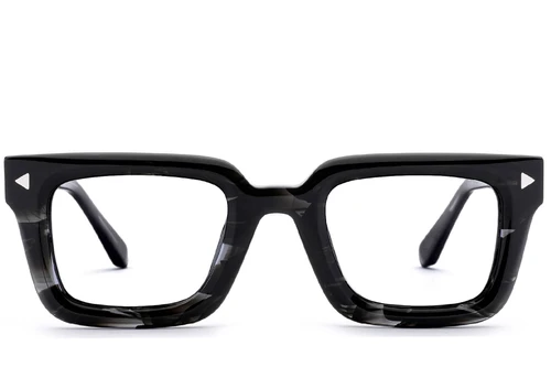 Rectangular Pattern Acetate Glasses #BS0522-0048