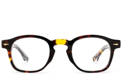 Oval Tortoiseshell Acetate Glasses #BS0522-0063