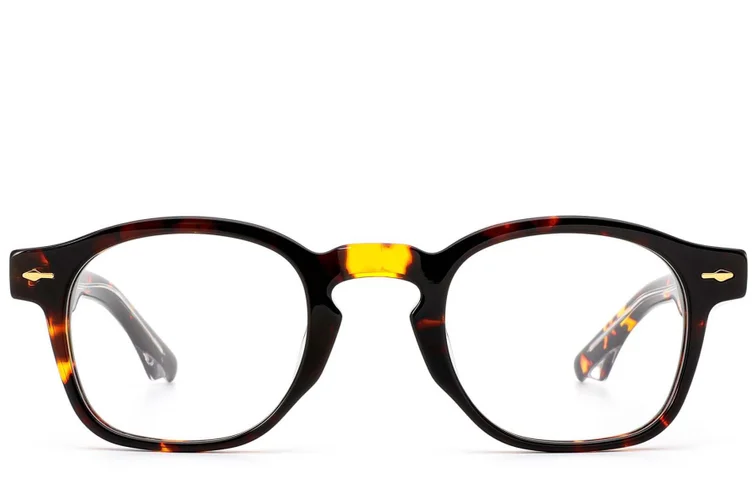 Oval Tortoiseshell Acetate Glasses #BS0522-0063