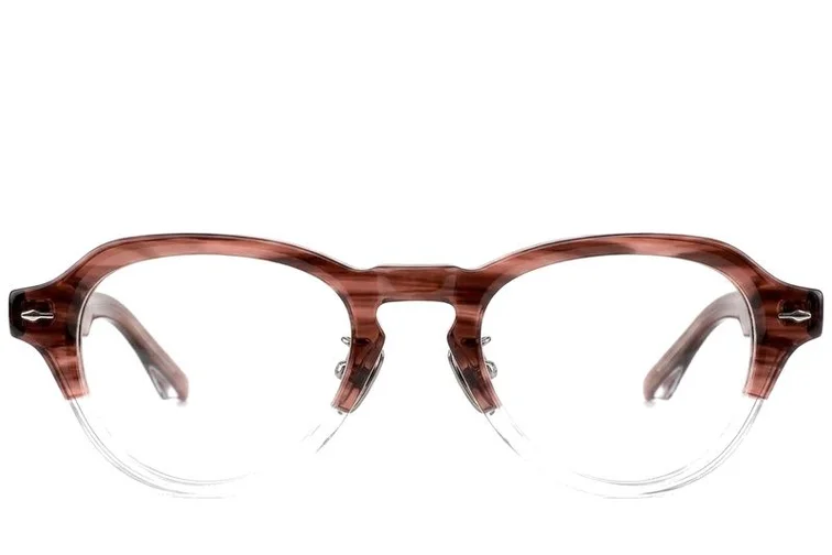 Oval Pattern Acetate Glasses #BS0522-0065