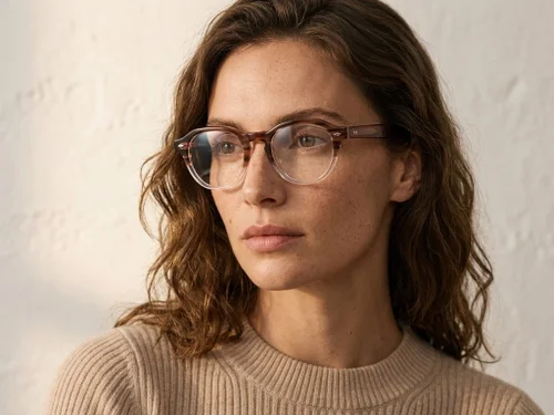 Lunettes ovales en acétate #BS0522-0065
