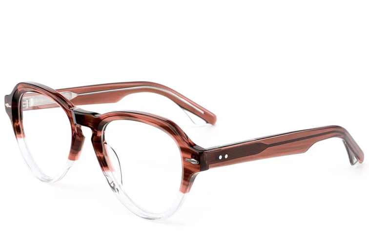Gafas de acetato con patrón ovalado #BS0522-0065