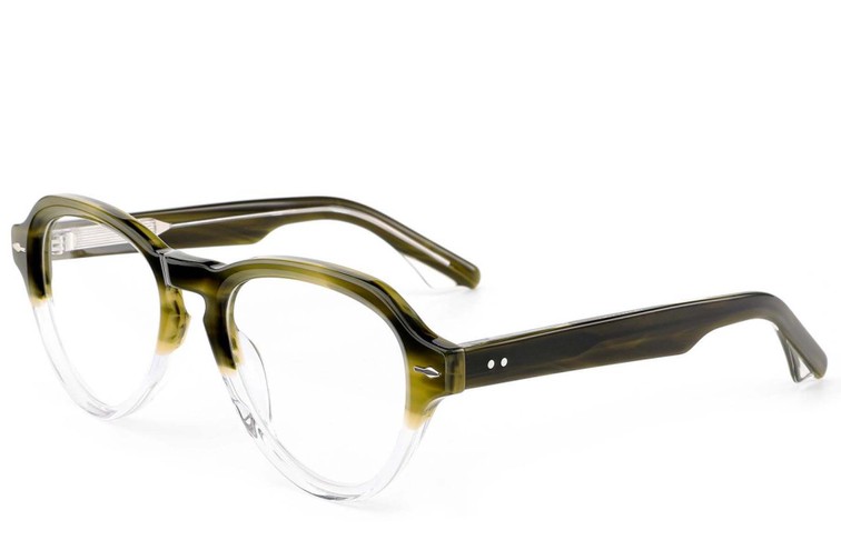 Oval Pattern Acetate Glasses #BS0522-0066