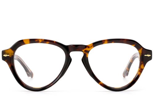 Lunettes ovales en acétate écaille de tortue #BS0522-0068