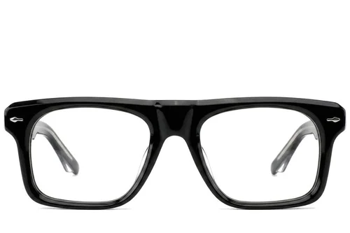 Lunettes aviateur en acétate noir #BS0522-0069