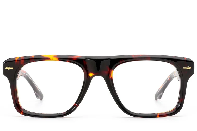 Gafas de aviador de acetato de carey n.° BS0522-0072