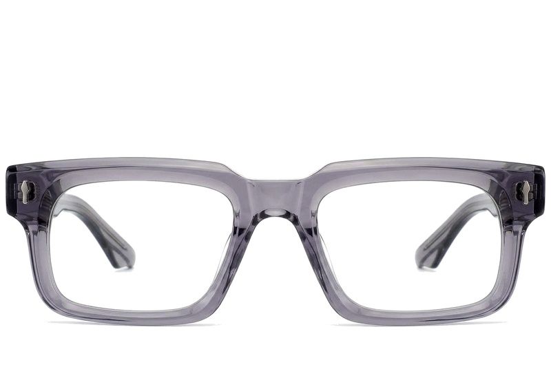 Bicchieri rettangolari in acetato grigio #BS0522-0074