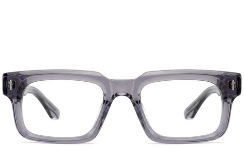 Lunettes rectangulaires en acétate gris #BS0522-0074