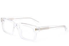Rectangular Transparent Acetate Glasses #BS0522-0076