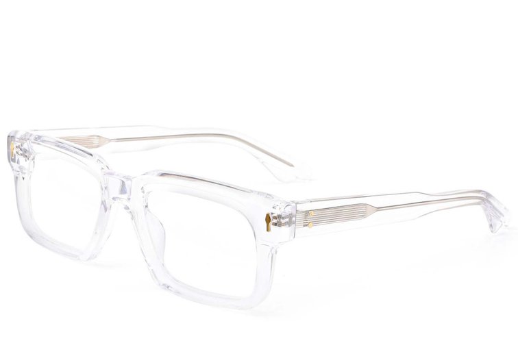 Gafas rectangulares de acetato transparente #BS0522-0076