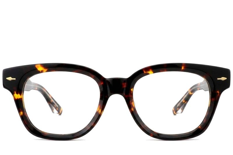 Oval Tortoiseshell Acetate Glasses #BS0522-0081