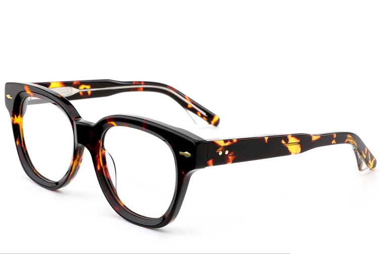 Ovale Acetatbrille in Schildpattoptik #BS0522-0081