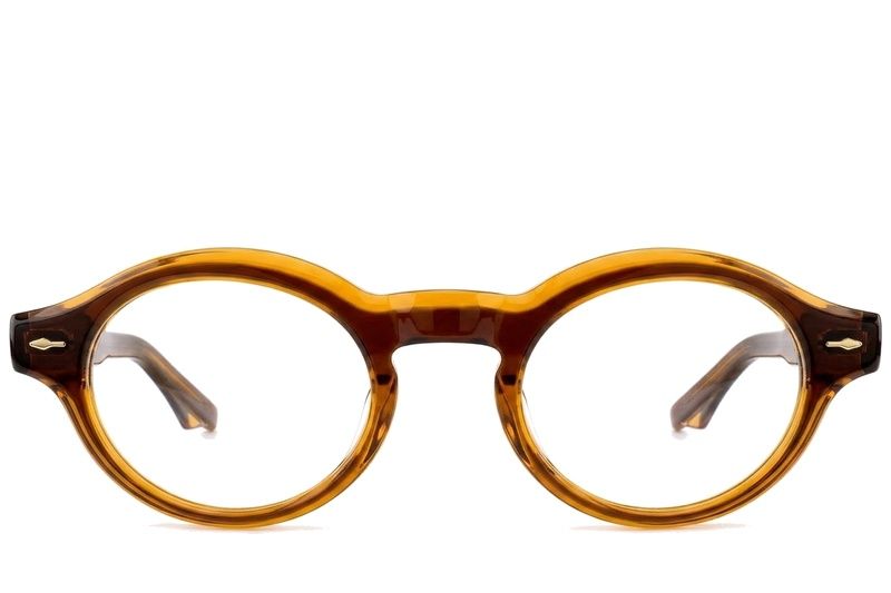 Bicchieri ovali in acetato marrone #BS0522-0083