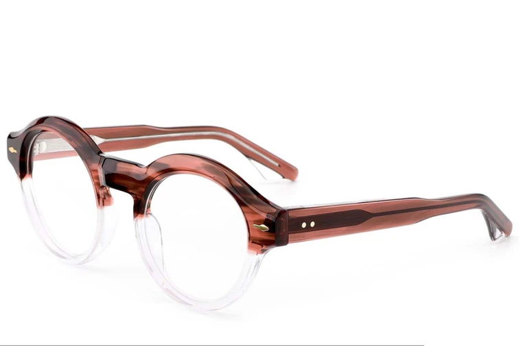 Gafas de acetato con patrón ovalado #BS0522-0084