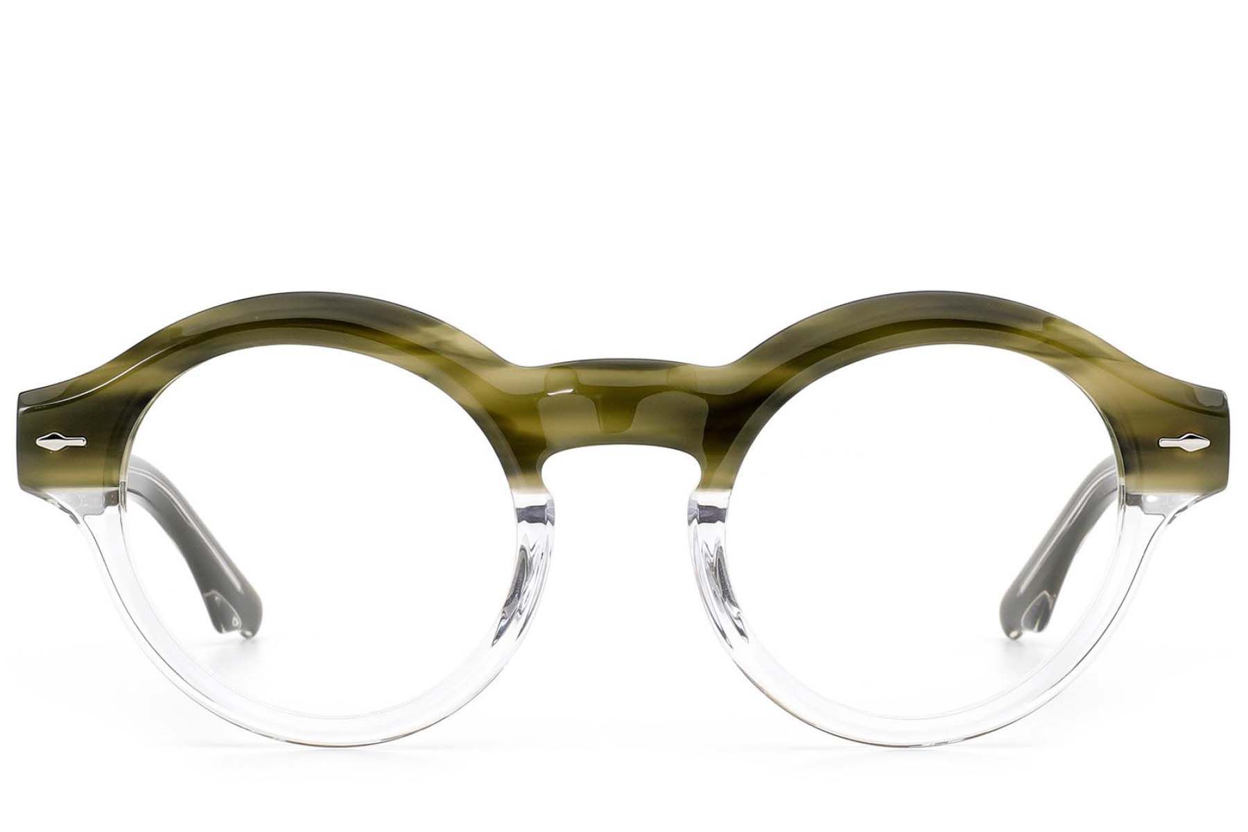 Gafas de acetato con patrón ovalado #BS0522-0085