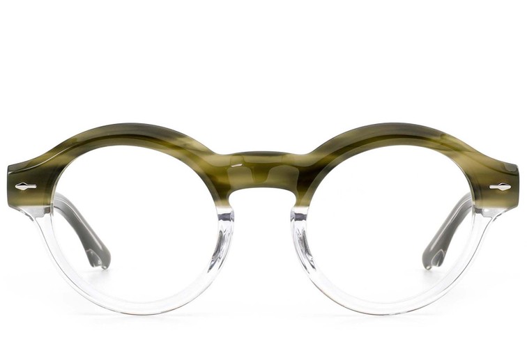 Oval Pattern Acetate Glasses #BS0522-0085