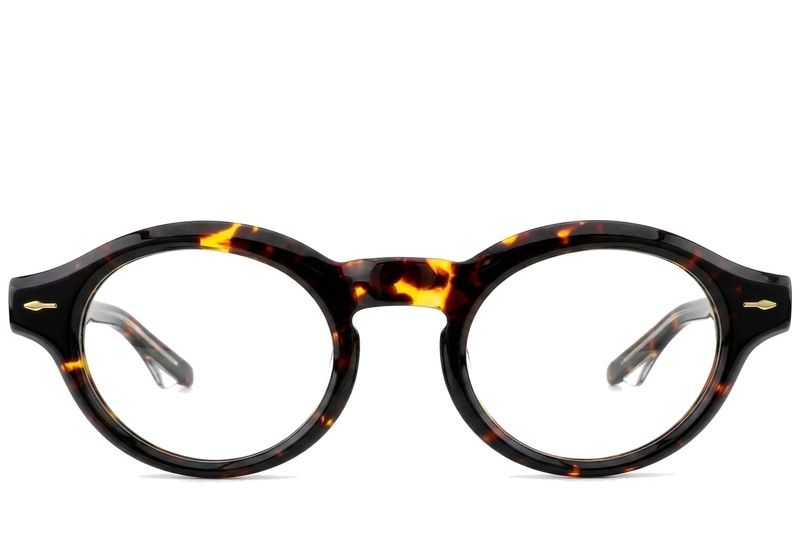 Oval Tortoiseshell Acetate Glasses #BS0522-0086