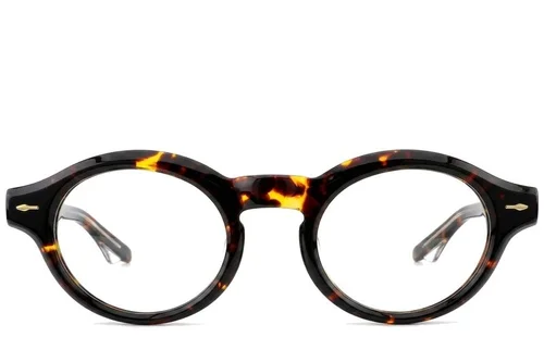 Lunettes ovales en acétate écaille de tortue #BS0522-0086