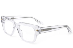 Rectangular Transparent Acetate Glasses #BS0522-0088