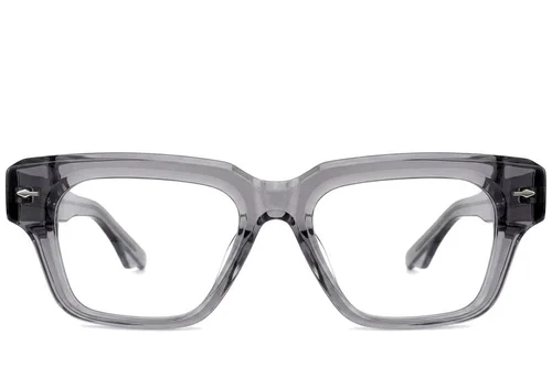 Lunettes rectangulaires en acétate gris #BS0522-0089