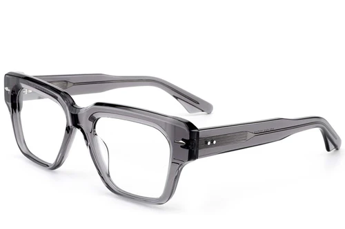 Rectangular Gray Acetate Glasses #BS0522-0089
