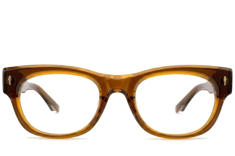 Ovale braune Acetatgläser #BS0522-0095