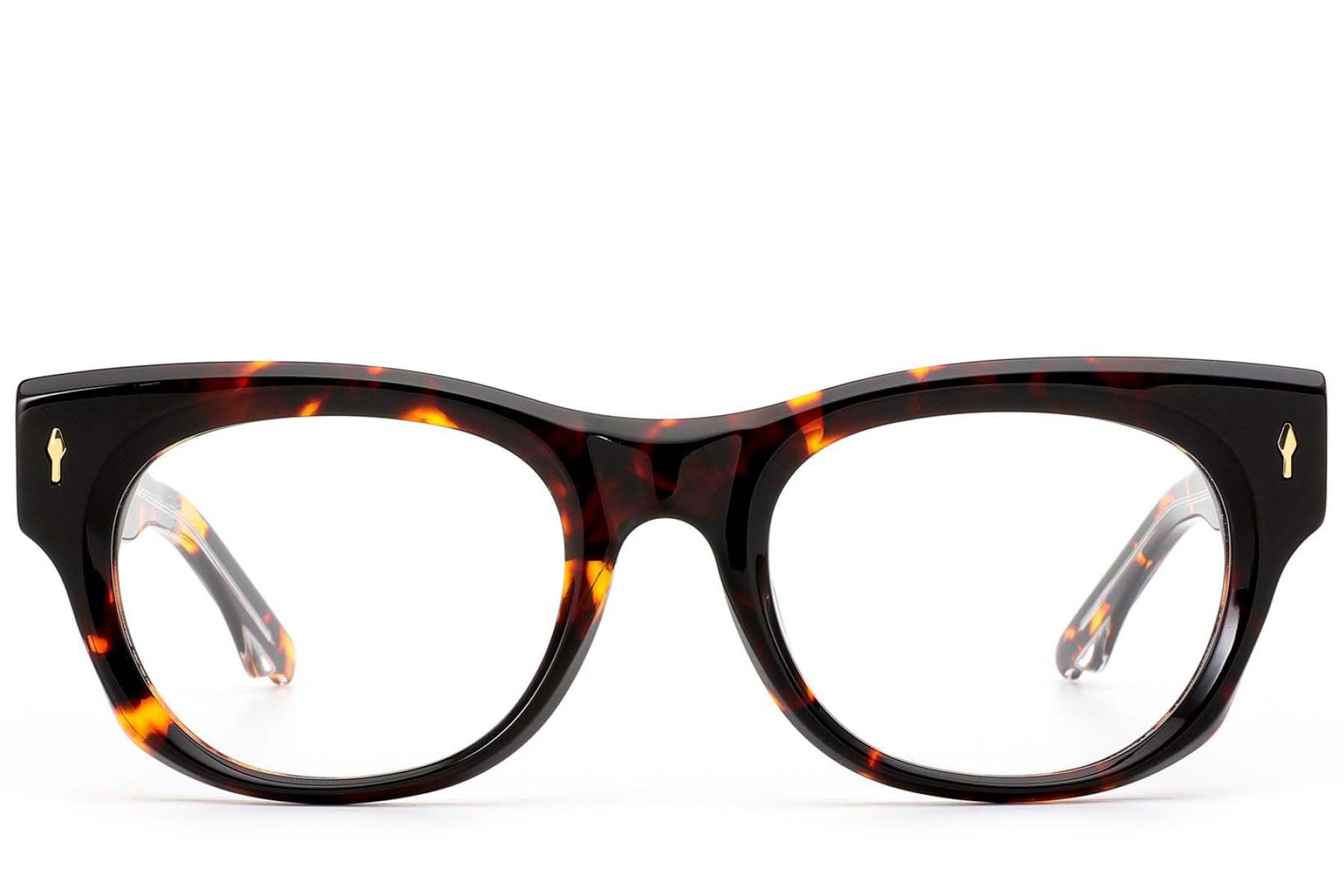 Oval Tortoiseshell Acetate Glasses #BS0522-0096