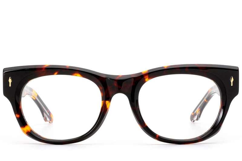 Oval Tortoiseshell Acetate Glasses #BS0522-0096