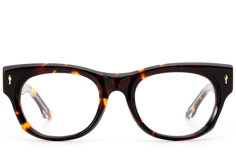 Ovale Acetatbrille in Schildpattoptik #BS0522-0096