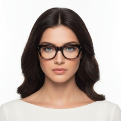 Oval Tortoiseshell Acetate Glasses #BS0522-0096