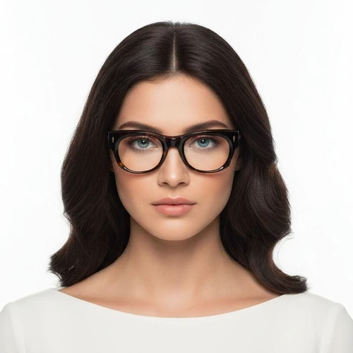 Oval Tortoiseshell Acetate Glasses #BS0522-0096