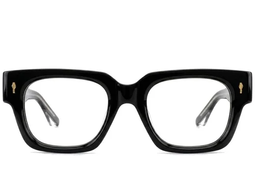 Lunettes rectangulaires en acétate noir #BS0522-0097