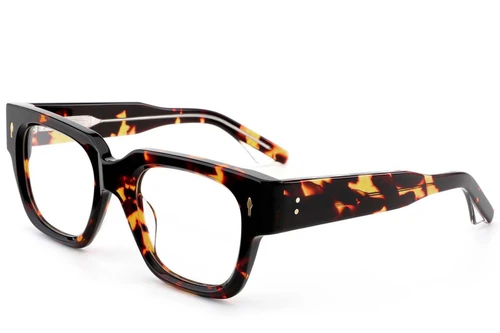 Gafas rectangulares de acetato de carey #BS0522-0101